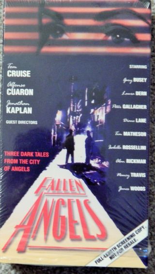 Fallen Angels Vol 1 (tv) (vhs 1990s) Rare Screener Laura Dern,  Diane Lane,  Rare