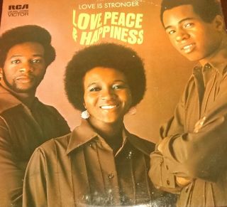 Rare Soul Funk Lp Love Peace & Happiness Vg,