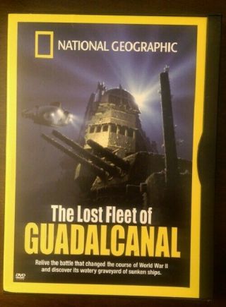 The Lost Fleet Of Guadalcanal Dvd Out Of Print Rare National Geographic Oop