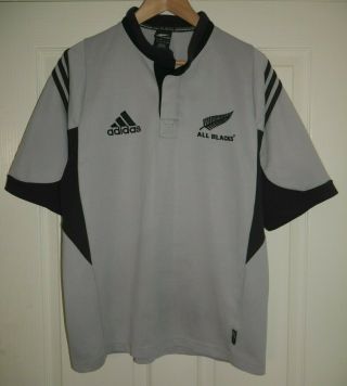 Vintage Zealand Away Rugby Shirt Mens Large 2003 World Cup Rare Adidas E101