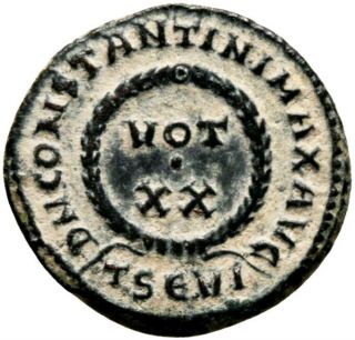 Constantine The Great (321 Ad) Rare Follis.  Thessalonica Ca 2521