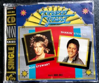 Shakin’ Stevens And The Sunsets Rare Cd Ep “forever Young” Rod Stewart V.  Rare