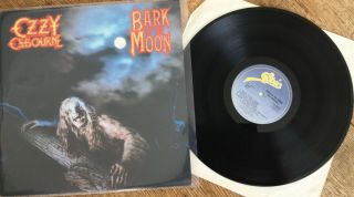 Ozzy Osbourne - Bark To The Moon Lp 1983 Rare Red Lettering Metal Near