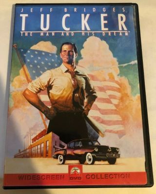 Tucker - The Man And His Dream Rare Oop Paramount Widescreen Region 1 J Bridges