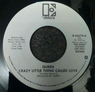 Queen - Crazy Little Thing Called Love - Rare U S 7 " Mono Promo Single