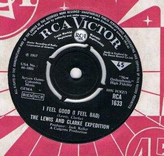 Rare Psych - Lewis & Clarke Expedition - Blue Revelations/i Feel Good - Uk Rca Victor