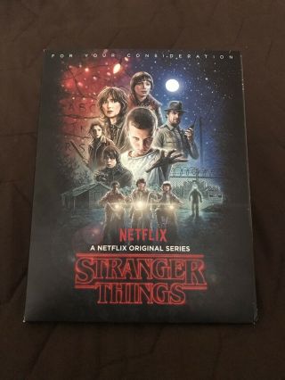 Rare Stranger Things Season 1 Promotional Screener - Dvd 4 - Disc Set