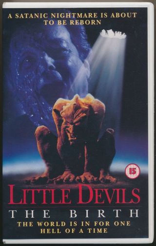 Little Devils The Birth 1993 Rare Horror Russ Tamblyn Vhs Pal Format