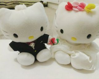 Rare Hello Kitty And Dear Daniel Plush Classic Wedding Set