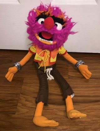 Rare Disney Store Exclusive The Muppets Animal Drummer Plush Toy 17” Large