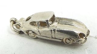 Rare Vintage Silver Charm Jaguar Car Opens Jaguar Big Cat