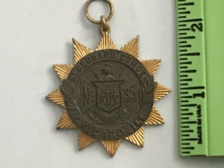 Masonic Medal: Chicago,  Medallion,  Knights Templar,  Pin,  Badge,  Rare