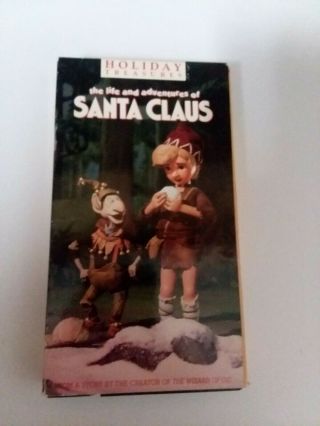 Vhs Movie Tape - The Life And Adventures Of Santa Claus,  Rare