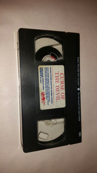 Curse Of The Devil VHS (1989) - Rare Horror 3