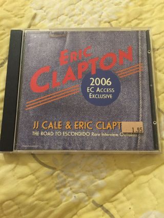 Eric Clapton & Jj Cale - The Road To Escondido - Outtake Interview - Rare Cd