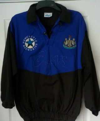 Rare Vintage Newcastle United Newcastle Breweries Asics Training Jacket Size L