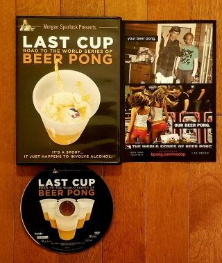Last Cup: Road To The World Series Of Beer Pong (dvd,  2009) Rare
