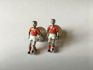 Shirt Cufflinks - Footballers England Red Shirt Men 