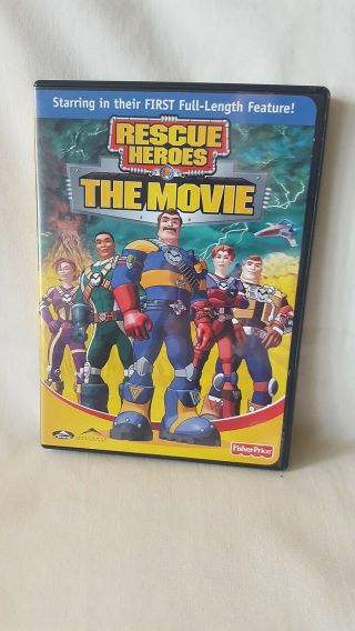 Rescue Heroes The Movie Dvd Fisher Price Rare Oop