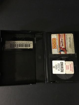 Vintage 1980’s DISNEY DUMBO Betamax Cassette Movie Beta Video RARE 3