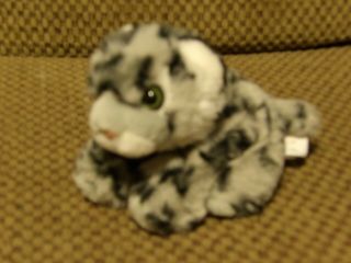 Rare 5 " K&m International Snow Leopard Cub Plush