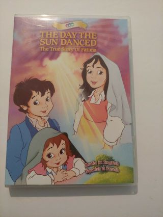 The Day The Sun Danced True Story Our Lady Of Fatima Christian (dvd) Kids Rare