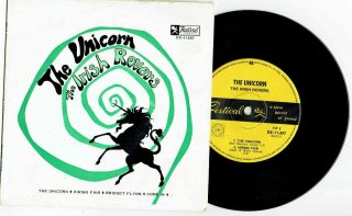 The Irish Rovers - The Unicorn - Rare 7 " 45 E.  P.  Vinyl Record W Pict Slv - 1968