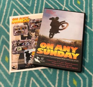 On Any Sunday (dvd,  1999) Rare• Oop Tribute To Steve Mcqueen