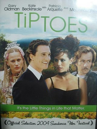 Tiptoes (dvd,  2004) Rare Oop Matthew Mcconaughey World Ship Avail