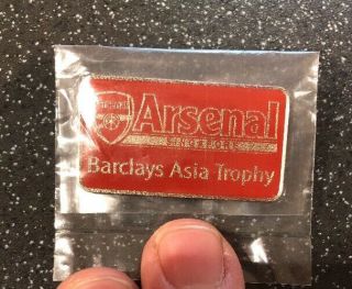 Arsenal Football Club Barclays Asia Trophy Singapore 2016 Pin/ Badge.  & Rare