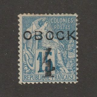 Obock Stamp 24,  Mhog,  French Colony,  Rare