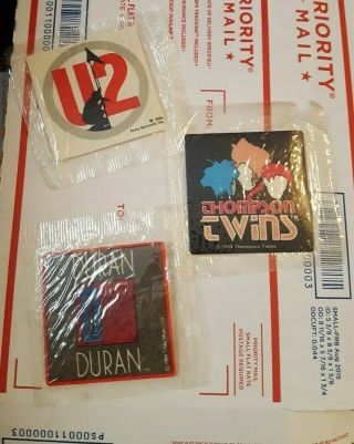 Vintage U2 & Duran Duran & Thompson Twins Capn Crunch Sticker Rare
