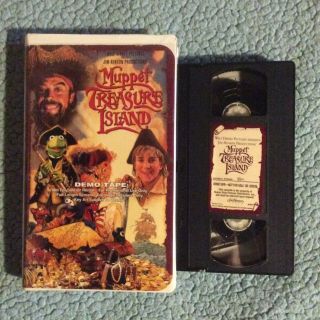 Demo Vhs Tape " Muppet Treasure Island " Disney Rare | Vhs |