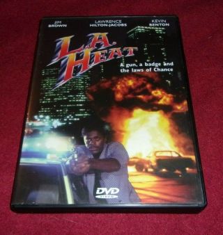 L.  A.  Heat Rare Oop Dvd Jim Brown,  Lawrence Hilton - Jacobs,  Kevin Benton