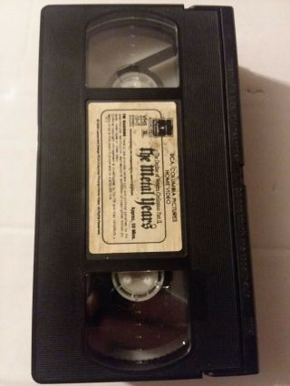 The Metal Years Vhs 1989,  Rare 2