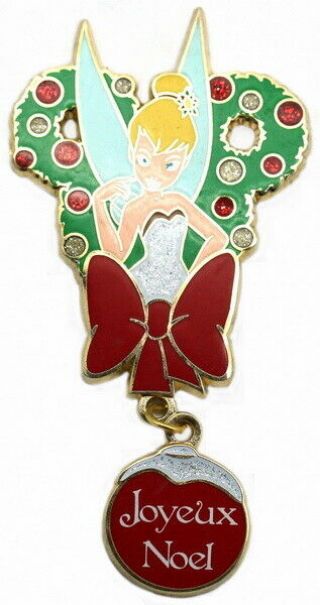 2014 Disney Tinker Bell Christmas Le - 700 Pin Rare