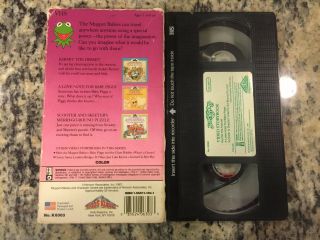JIM HENSON ' S MUPPET BABIES VIDEO STORYBOOK VOLUME 3 RARE OOP VHS NOT ON DVD HTF 2