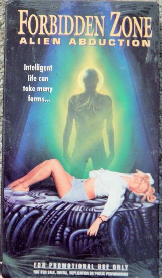 Forbidden Zone Alien Abduction Vhs 1990s Rare Screener Darcy De Moss,  Pia Reyes