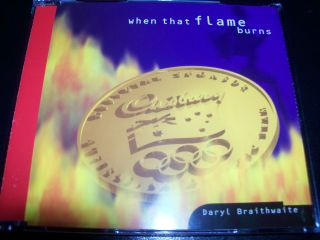Daryl Braithwaite (sherbet) When The Flame Burns Rare Australian Cd Single