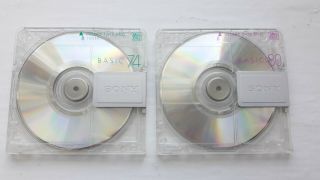 Sony Basic Md 74 & 80 Minidiscs,  Made In Japan,  Very Rare