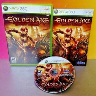Golden Axe Beast Rider - Microsoft Xbox 360 Rare Game Complete