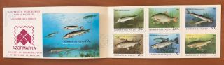 1993 Caspian Fish Rare Old Special Issue On Bookler Baku Azermarka Azerbaijan
