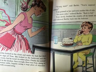 Rare Vintage Barbie Mattel Book Adventures At camp the babysitter 2 books 1964 5