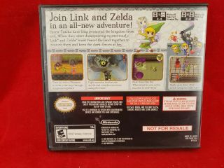 Legend of Zelda Spirit Tracks Rare Not For Resale Promotional Display.  No Game 2