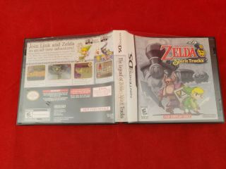 Legend of Zelda Spirit Tracks Rare Not For Resale Promotional Display.  No Game 3