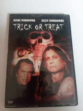 Trick Or Treat (dvd,  2003) Gene Simmons And Izzy Osbourne,  Rare Horror