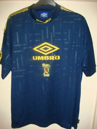Scotland Vintage Training Football Shirt - 1990 