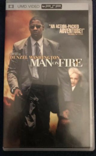 Man On Fire (umd,  2006) Denzel Psp Rare Fast