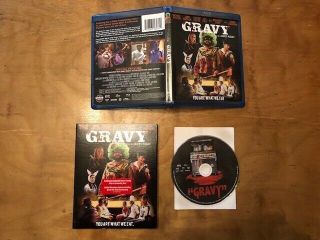 Gravy Blu Ray Scream Factory Rare Slipcover You Are What We Eat James Roday