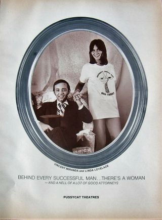 1973 Rare Linda Lovelace & Vincent Miranda 